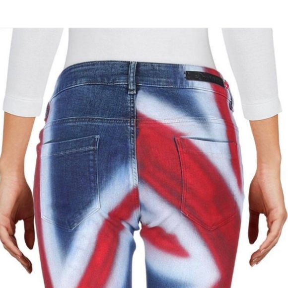 NWT - MOSCHINO - Union Jack Jeans - Picture 4 of 11